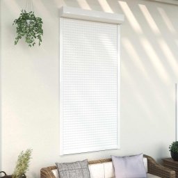 Obturator rulant Manual Alb 110 x 220 cm Aluminiu si Poliuretan GartenMobel Dekor