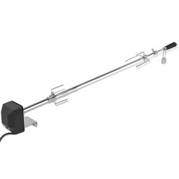 Rotisor profesional cu motor pentru gratar, otel cromat, 1200 mm vidaXL