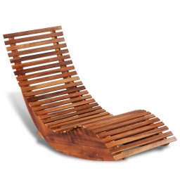 Sezlong balansoar, lemn de acacia GartenMobel Dekor