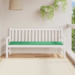 Perna de banca de gradina, verde, 180x50x3 cm, textil oxford GartenMobel Dekor