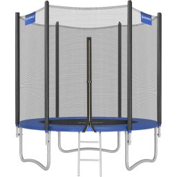 Trambulina pentru copii Songmics cu plasa de protectie, 183 cm, 100 kg