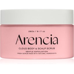 Arencia Fresh Cloud Lavender & Pear exfoliant delicat pentru corp de par si de corp 260 g