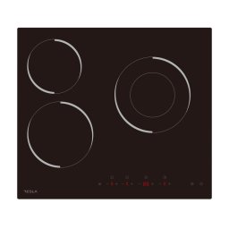 Plita vitroceramica incorporabila Tesla HV6300MB, 5700W, 9 trepte, Timer, Indicator suprafață fierbinte, Protectie copii, Negru