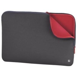 Husa Neoprene pentru laptop de 15.6" Negru/Rosu