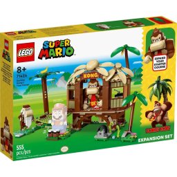 Super Mario - de extindere - Casa din copac a lui Donkey Kong 71424, 555 piese
