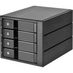 HDD Rack SilverStone SST-FS304-12G Externes 3,5-Zoll-Gehäuse, 4-Bay - schwarz