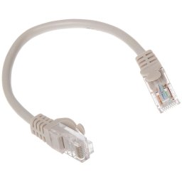 PATCH CORD UTP SPACER Cat6, cupru-aluminiu, 0.25 m, alb, AWG26, "SPPC-UTP-CAT6-0.25M" (timbru verde 0.08 lei)