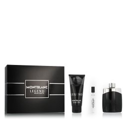 Montblanc Legend Pentru Barbati EDT 100 ml + EDT MINI 7.5 ml + SG for Body & Hair 100 ml (Barbati)