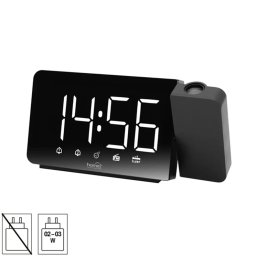 SOMOGYI ELECTRONIC Home LTCRP03 cu radio LED ceas cu alarmă cu un proiector