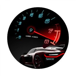 Covor pentru scaun gaming SPACER, protectie parchet, cauciuc si material textil, 1200 x 3mm, rotund, SPEED 46501475 SPFP-SPEED-120