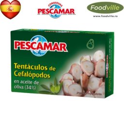 PESCAMAR Tentacule de calamar jumbo in ulei de masline 110 g