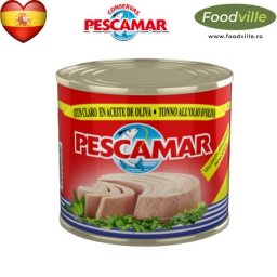 PESCAMAR Ton galben Yellowfin in ulei de masline 620 g