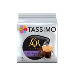 Capsule cafea, L'OR Tassimo Lungo Profondo, 16 bauturi x 120 ml, 16 capsule
