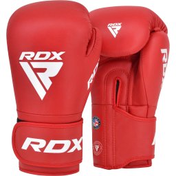 Mănuși Box Competiție Amatori RDX AS1 10oz 12oz - Rosu, 12oz