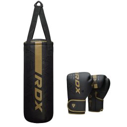 Set Sac de Box RDX F6 2FT KARA Kids + Mănuși 6 OZ - auriu, uni