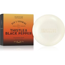 Scottish Fine Soaps Thistle & Black Pepper șampon solid pentru barbati 100 g