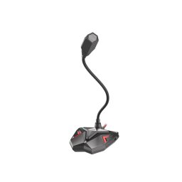 Microfon Genesis Radium 100, omnidirectional, frecventa raspuns 50 - 16000 Hz, lungime cablu 150cm, negru