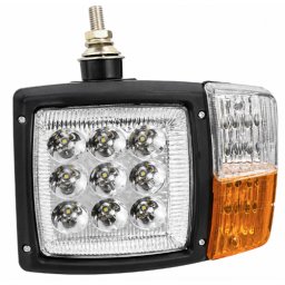 Lampa LED tip proiector auto 12/24V cu semnalizare integrata proiector lucru + pozitie + semnal