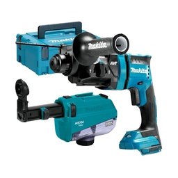 Makita - DHR182ZWJ - Rotopercutor SDS-Plus fara acumulatori si incarcator, Li-Ion, 18 V, - Ah, 1.7 J, valiza speciala, accesorii