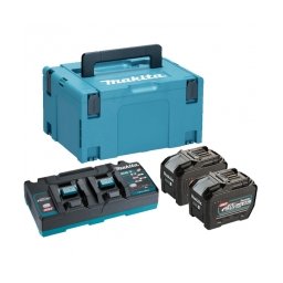 Makita - PSK XGT - Set 2 acumulatori si incarcator, Li-Ion, 40 V, 8 Ah, incarcare rapida, valiza speciala