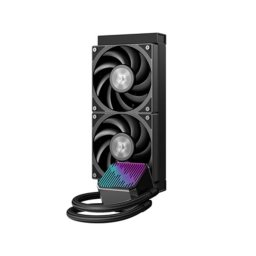 ID-Cooling CPU Water Cooler - DX240 MAX (35.2dB; max. 144.41 m3/h; 2x12cm, negru)