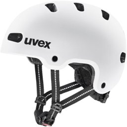 UVEX Kid 4 55–58 cm – children’s cycling helmet White Matt