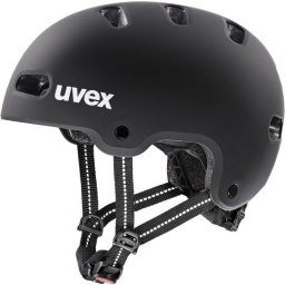 UVEX Kid 4 55–58 cm – children’s cycling helmet Black Matt
