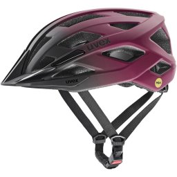 Bicycle helmet UVEX I-vo 2 MIPS 56–60 cm, cranberry/black matt