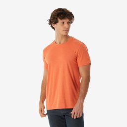 Tricou de drumeție confortabil NH500 Fresh portocaliu bărbați