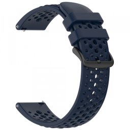 Curea Techsuit W083 pentru Amazfit Watch / Samsung Watch Series, 22mm, Bleumarin