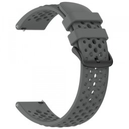 Curea Techsuit W083 pentru Amazfit Watch / Samsung Watch Series, 22mm, Gri