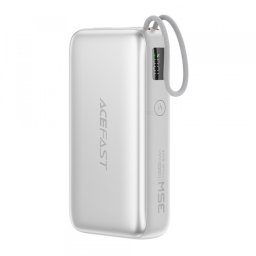Baterie Externa Acefast M32, 10000mAh, 35W, PD , 2 x USB-C, Argintie