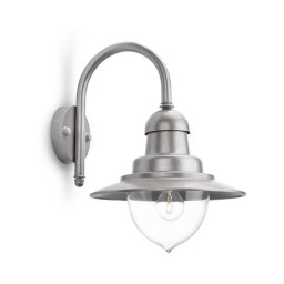 Philips 01652/52/PN - Aplică perete exterior RAINDROP 1xE27/60W/230V IP44