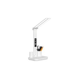 NOBLITE P Lampă de birou LED reîncărcabilă, dimabilă, 5W/5V, 3000/4000/6000K, 2200 mAh, albă