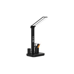 Lampă de birou LED reîncărcabilă, dimabilă, NOBLITE P LED/5W/5V 3000/4000/6000K 2200mAh, neagră