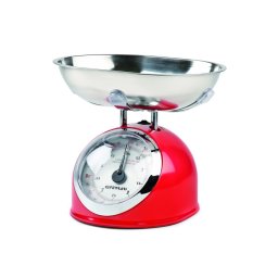 G3Ferrari G2000300 - Cântar de bucătărie retro cu bol ASKA, crem/inox