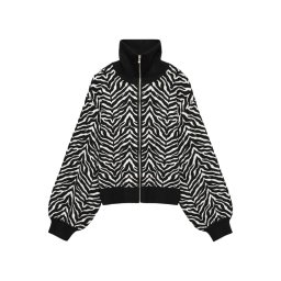 VERO MODA Jachetă Vmaria Ls Highneck Zipper Bomber 10334991 C-N10 black/birch/zebra print