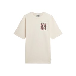 SCOTCH & SODA T-Shirt Front And Back Artwork Relaxedfit 182292 270 eggnog