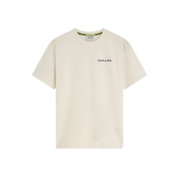 SCOTCH & SODA T-Shirt Slubyarn Chest Pocket Artwork Relaxedfit 182285 270 eggnog