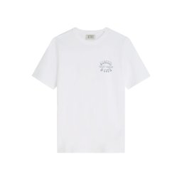 SCOTCH & SODA T-Shirt Left Chest Artwork Regular Fit 183121 101 bright white