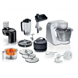 Robot de bucatarie MUM58251 MUM 5 Seria 4, Alb/Argintiu