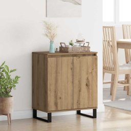 Bufet Stejar Artizanal 60 x 35 x 70 cm Lemn compozit GartenMobel Dekor