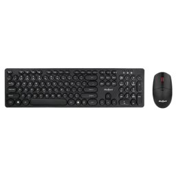 Kit tastatura si mouse wireless Rebel WS400, 2.4 GHz, Plug & Play