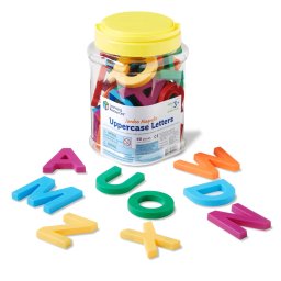 Litere magnetice Jumbo pentru invatarea alfabetului, set 40 piese