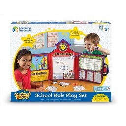 Joc de rol Micul Profesor cu tabla alba si 142 piese educative