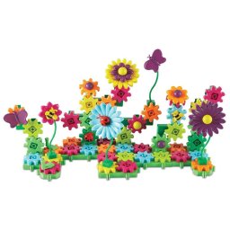 Set de constructie floral Gears pentru copii, 117 piese, 4 ani+