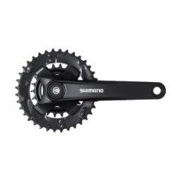Angrenaj Shimano FC-MT101-2 MTB 2x9, 170 mm, 36-22T, negru