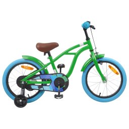 Bicicleta pentru Copii 16 Inci pentru 4-6 ani Verde GartenMobel Dekor