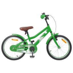 Bicicleta pentru Copii 18 Inci pentru 5-7 ani Verde GartenMobel Dekor