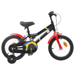 Bicicleta pentru Copii 12 Inci pentru 2-4 ani Negru Rosu GartenMobel Dekor